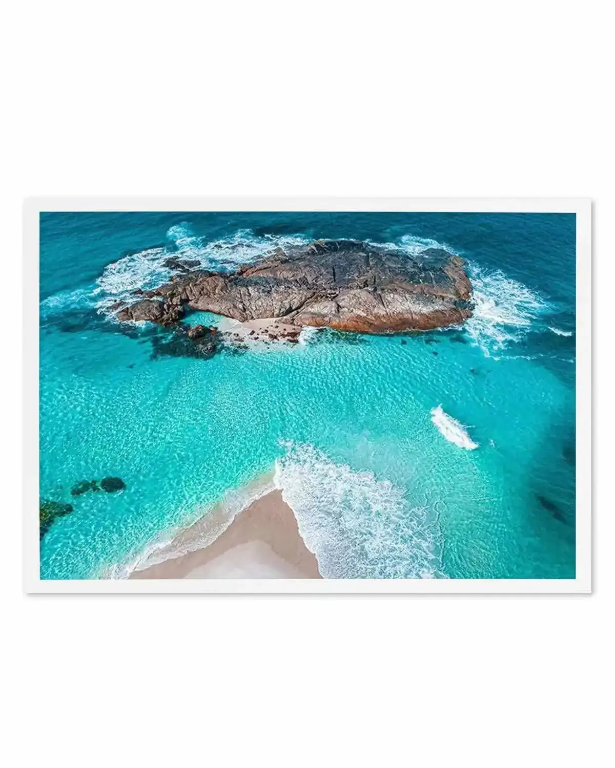 Lights Beach From Above Denmark LS | Aerial Photo Wall Art Print from Olive et Oriel where you can shop wallpaper and artworks online