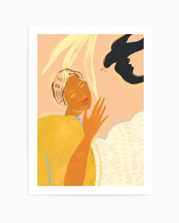 Lil Birdy by Arty Guava | Art Print from Olive et Oriel where you can shop wallpaper and artworks online