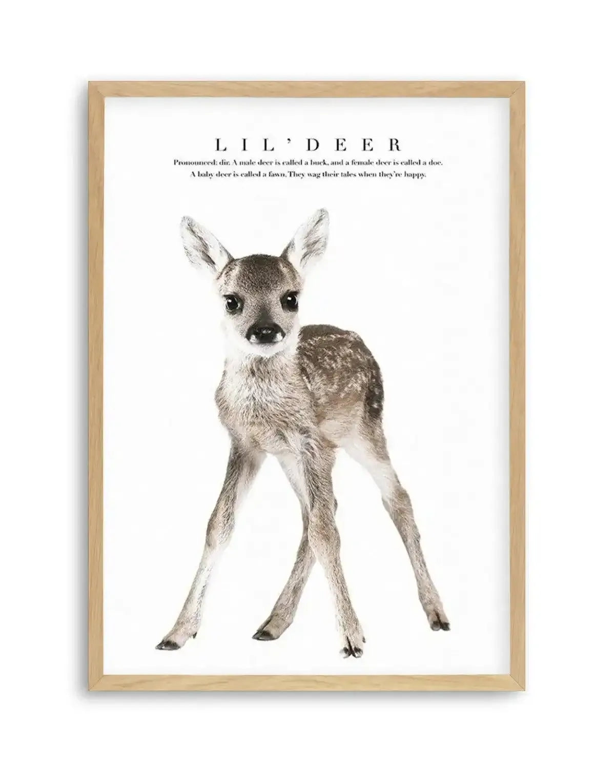 Lil' Deer Art Print from Olive et Oriel where you can shop wallpaper and artworks online