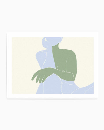Lilac Figure II by Jenny Liz Rome | Art Print from Olive et Oriel where you can shop wallpaper and artworks online