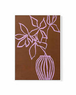 Lilac Umber by Design Fabrikken | Framed Canvas Art Print