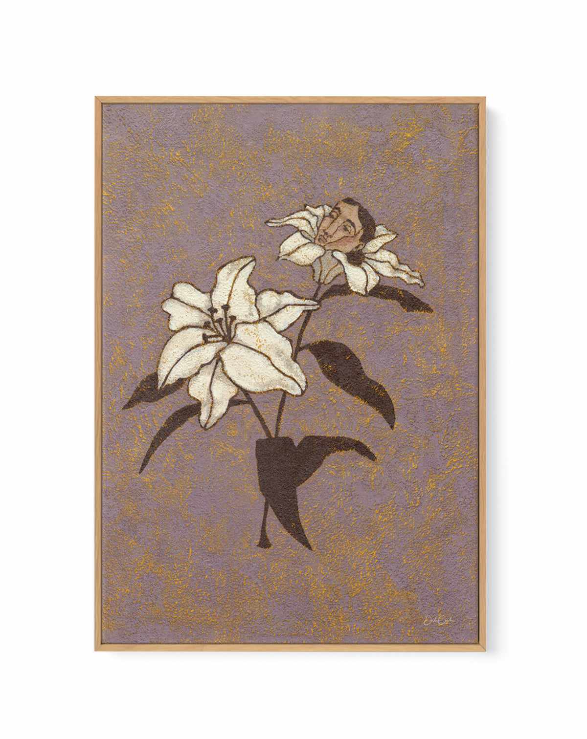 Lily | Framed Canvas Art Print