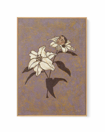 Lily by Julie Celina | Framed Canvas Art Print from Olive et Oriel where you can shop wallpaper and artworks online