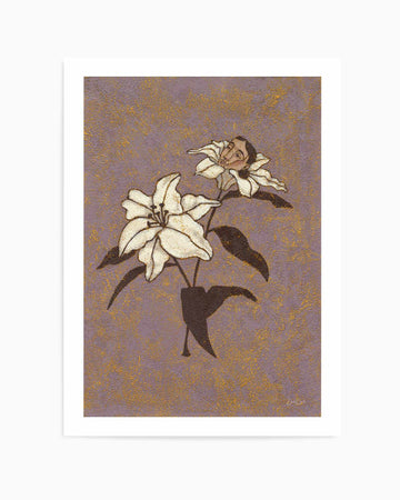 Lily by Julie Celina | Art Print from Olive et Oriel where you can shop wallpaper and artworks online