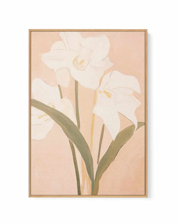 Lily I | Framed Canvas Art Print from Olive et Oriel where you can shop wallpaper and artworks online