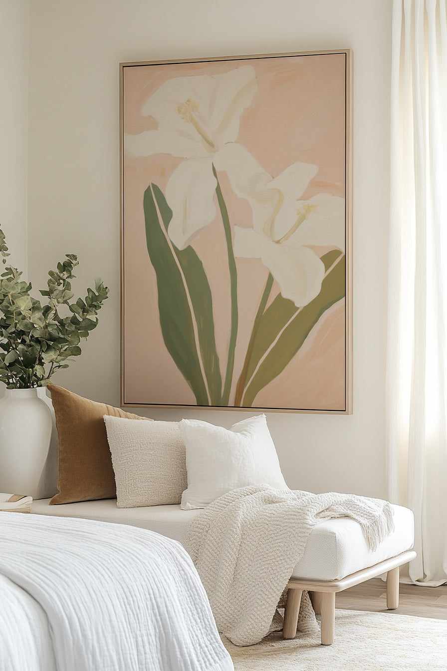 Lily II | Framed Canvas Art Print