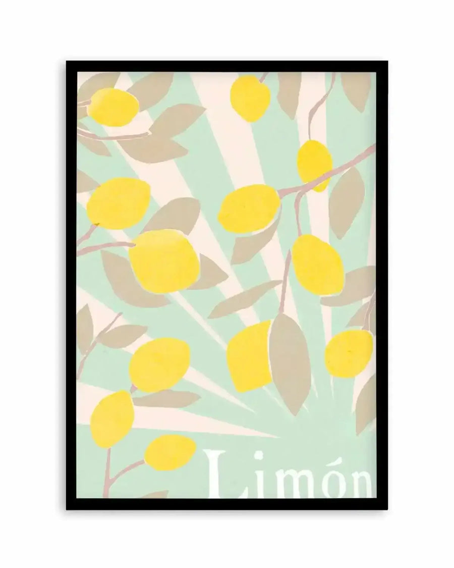 Limon en Menta I Art Print from Olive et Oriel where you can shop wallpaper and artworks online