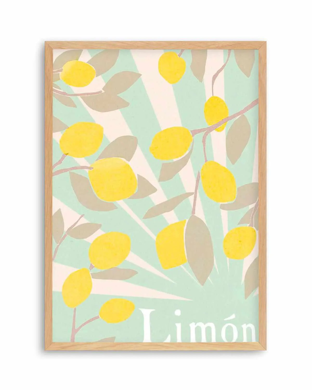 Limon en Menta I Art Print from Olive et Oriel where you can shop wallpaper and artworks online