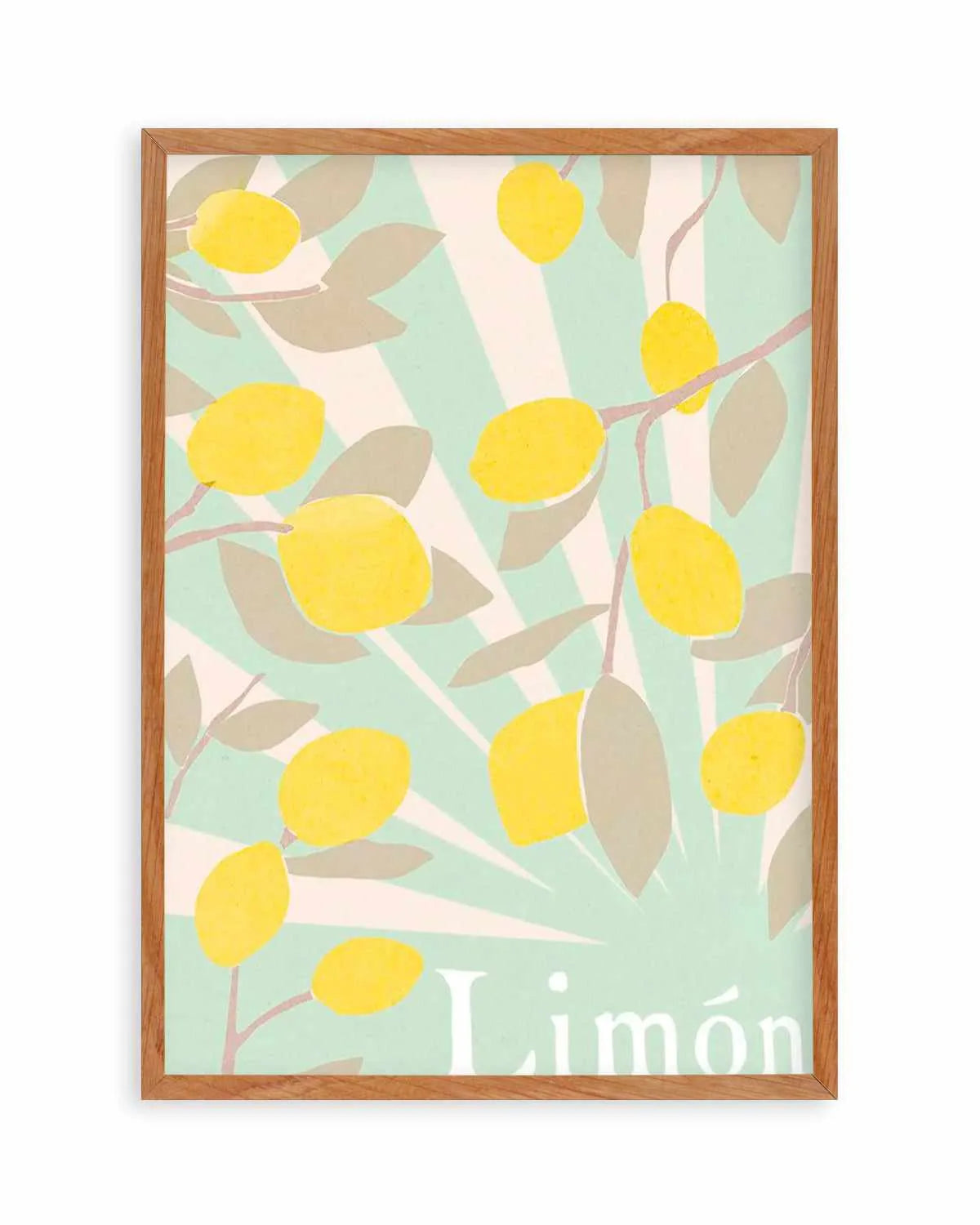 Limon en Menta I Art Print from Olive et Oriel where you can shop wallpaper and artworks online