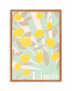 Limon en Menta I Art Print