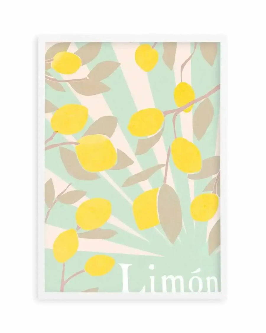 Limon en Menta I Art Print from Olive et Oriel where you can shop wallpaper and artworks online