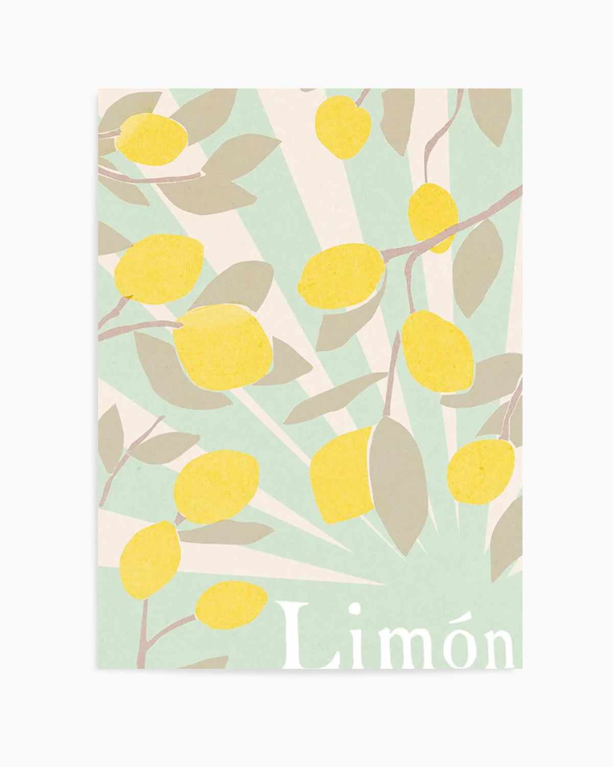 Limon en Menta I Art Print