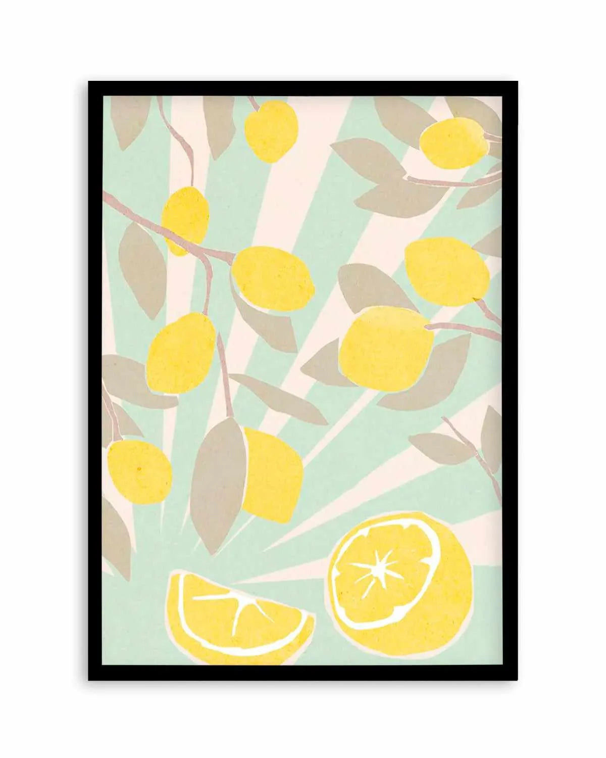 Limon en Menta II Art Print from Olive et Oriel where you can shop wallpaper and artworks online