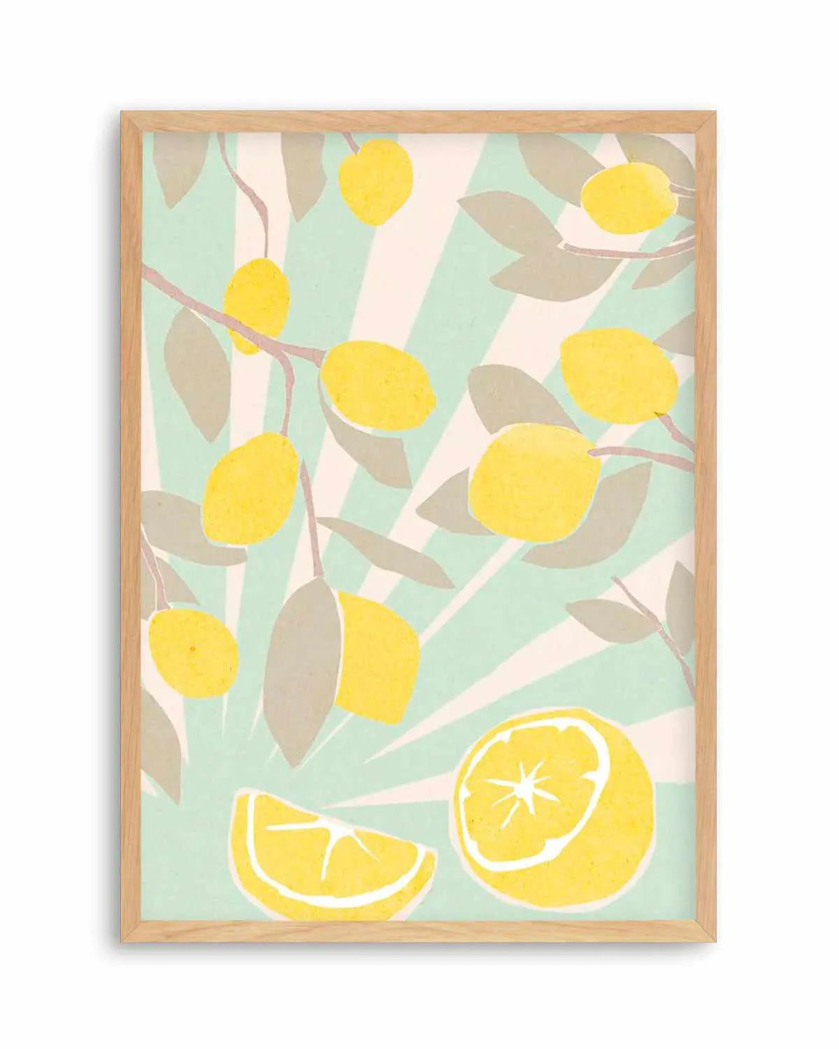 Limon en Menta II Art Print from Olive et Oriel where you can shop wallpaper and artworks online