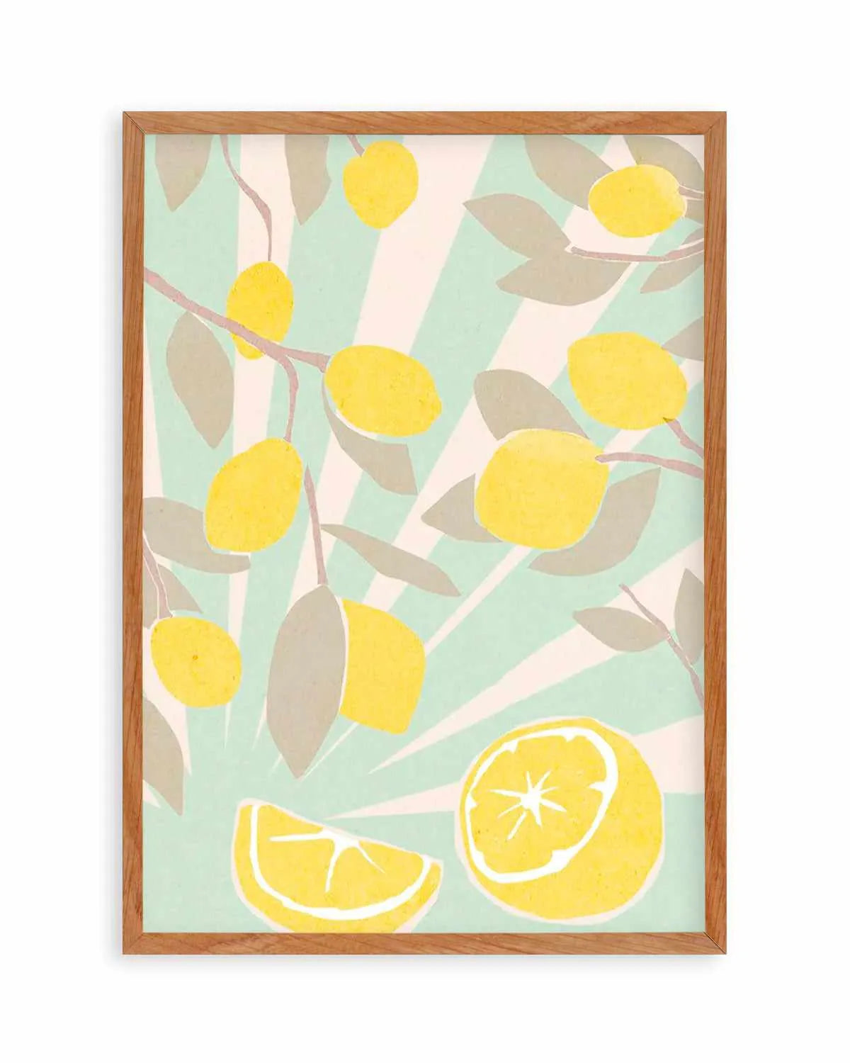 Limon en Menta II Art Print from Olive et Oriel where you can shop wallpaper and artworks online