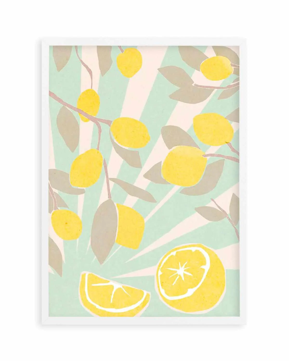 Limon en Menta II Art Print from Olive et Oriel where you can shop wallpaper and artworks online