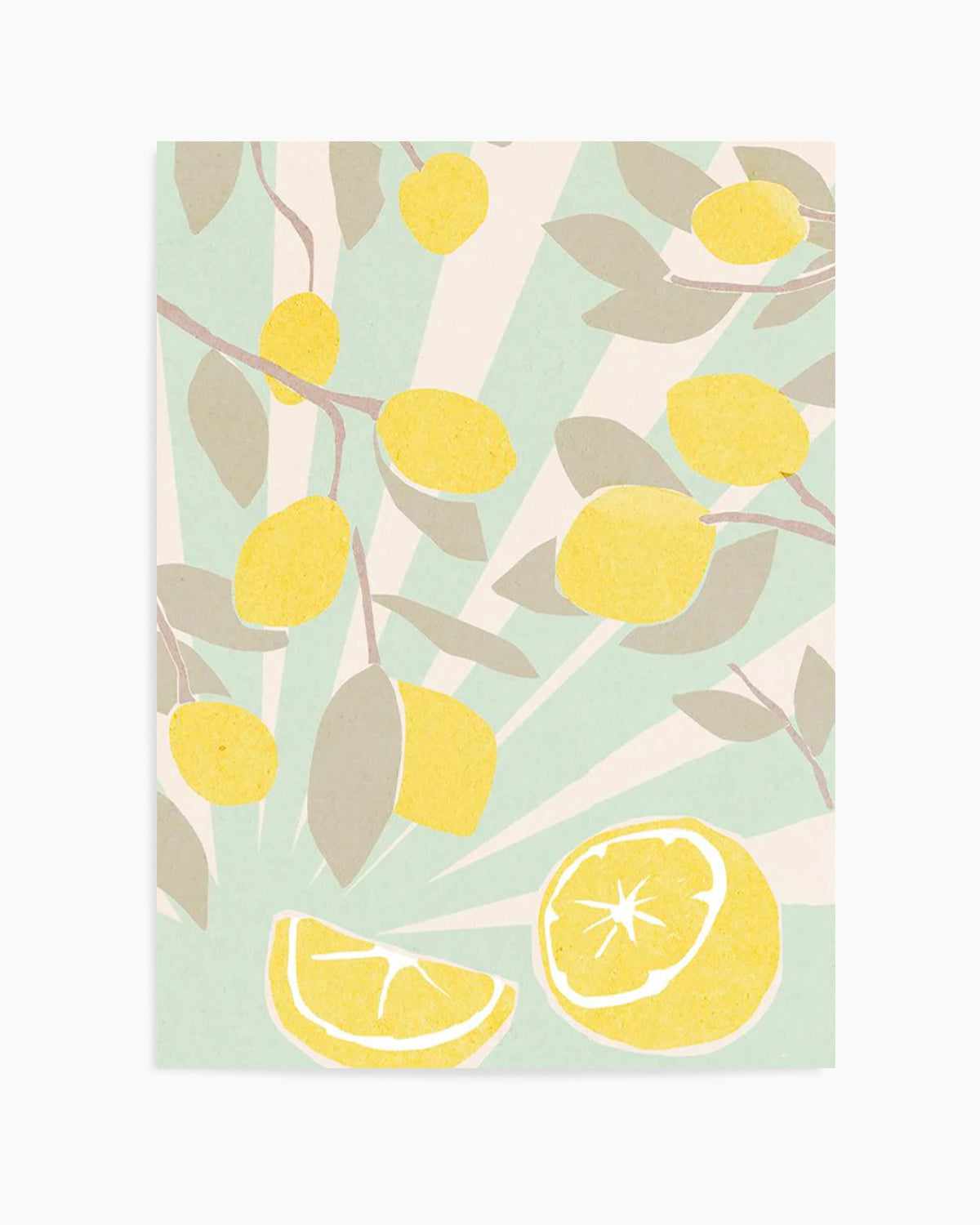 Limon en Menta II Art Print