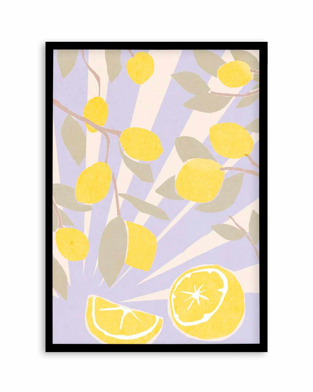 Limon en Violeta II Art Print