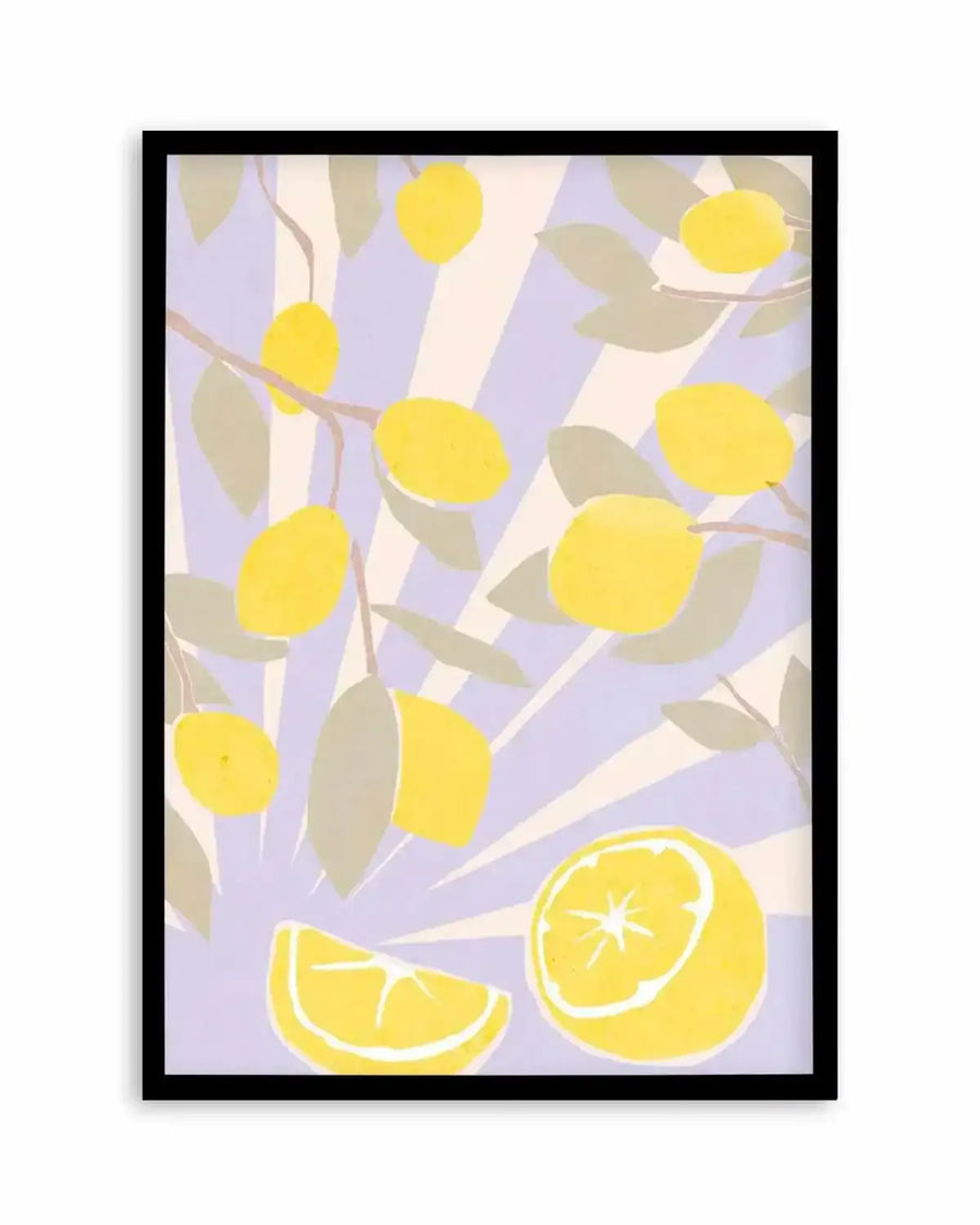 Limon en Violeta II Art Print from Olive et Oriel where you can shop wallpaper and artworks online