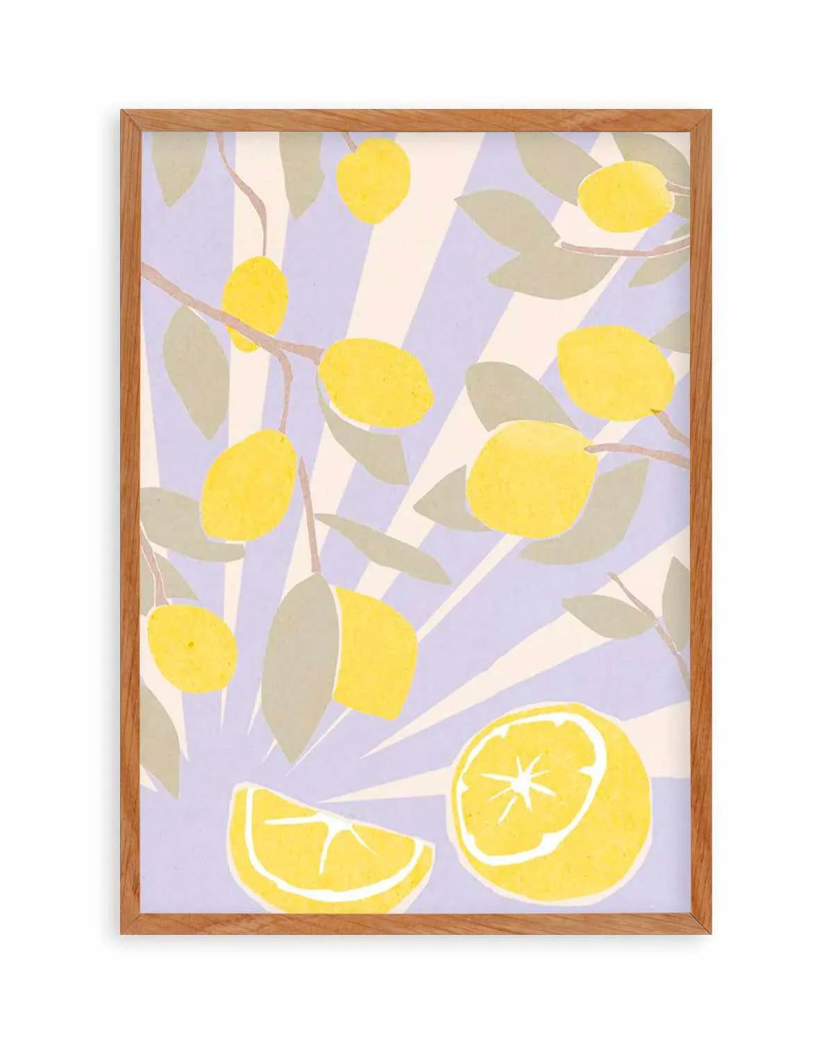 Limon en Violeta II Art Print from Olive et Oriel where you can shop wallpaper and artworks online