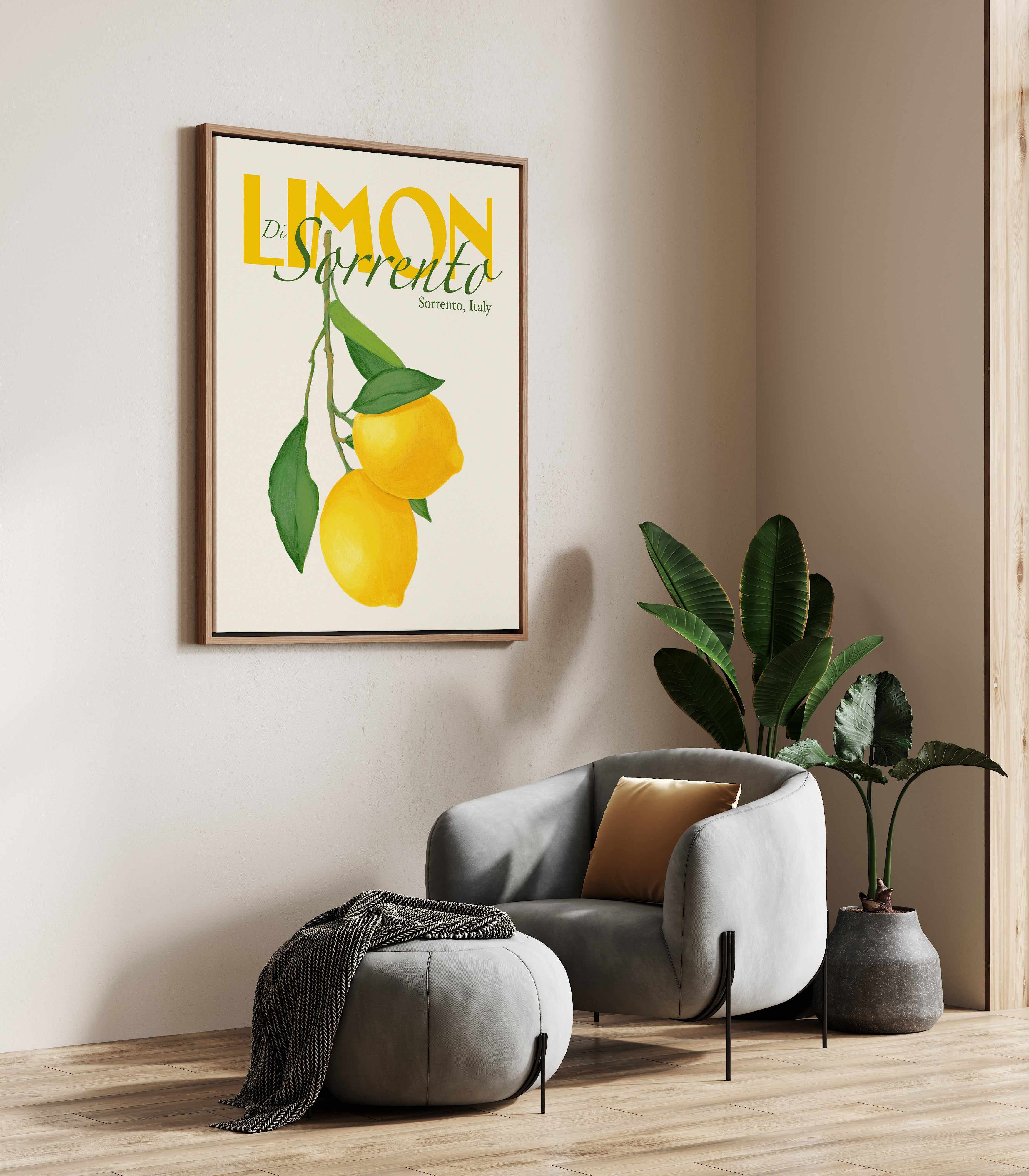 Limon Di Sorrento by Jenny Liz Rome | Framed Canvas Art Print