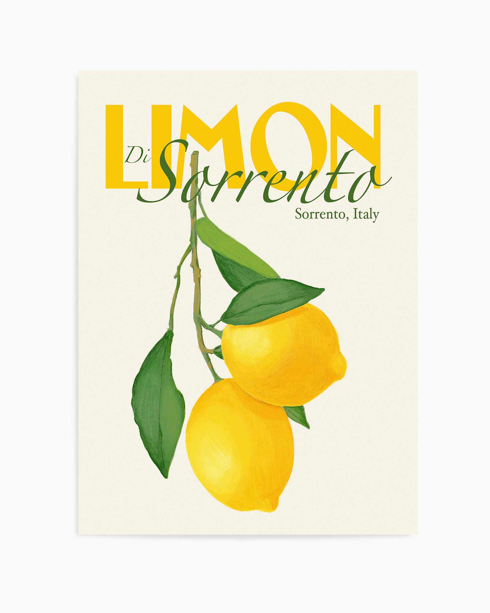 Limon Di Sorrento by Jenny Liz Rome | Art Print from Olive et Oriel where you can shop wallpaper and artworks online