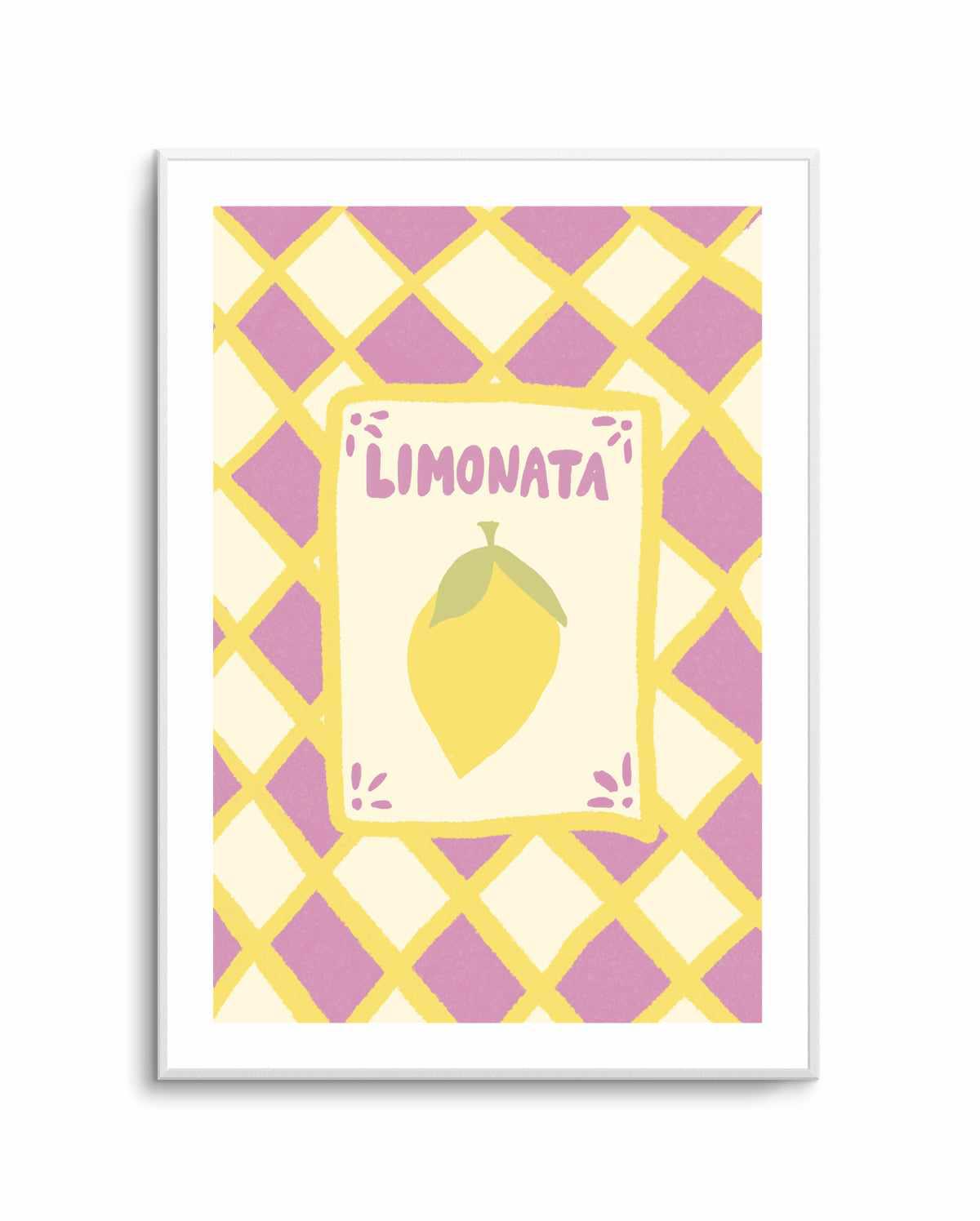 Limonata Check | Art Print