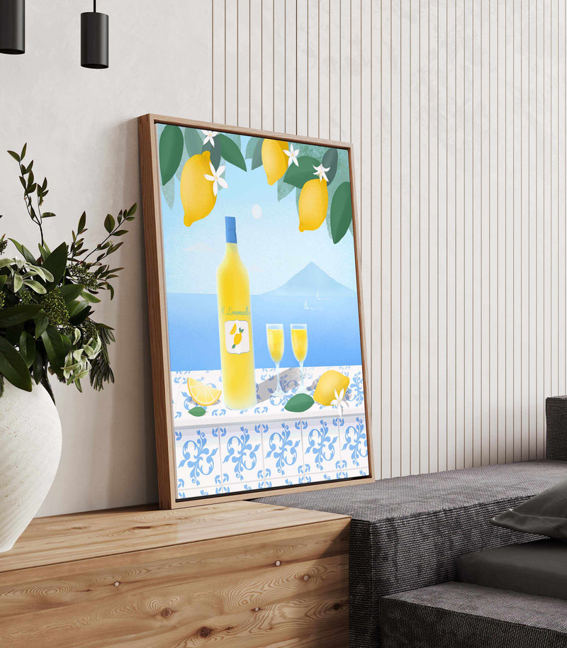 Limoncello By Petra Lizde | Framed Canvas Art Print