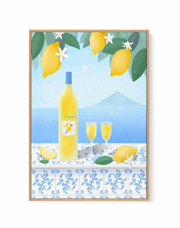 Limoncello By Petra Lizde | Framed Canvas Art Print from Olive et Oriel where you can shop wallpaper and artworks online