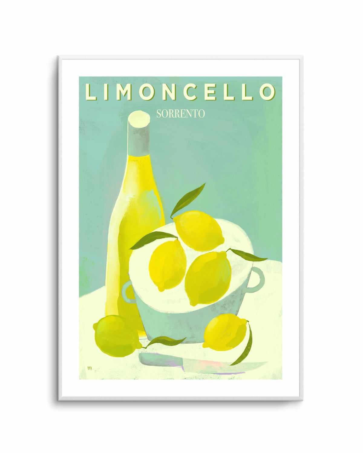 Limoncello Sorentto by Marco Marella | Art Print from Olive et Oriel where you can shop wallpaper and artworks online