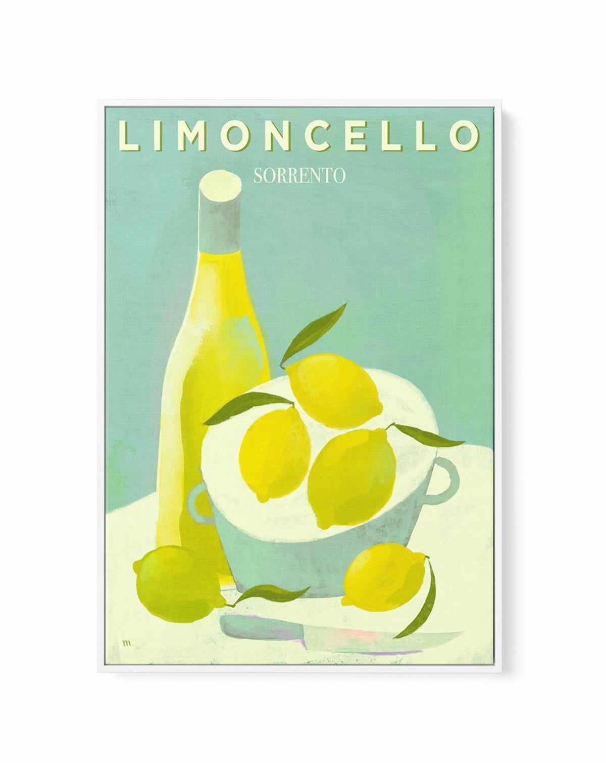 Limoncello Sorentto by Marco Marella | Framed Canvas Art Print from Olive et Oriel where you can shop wallpaper and artworks online