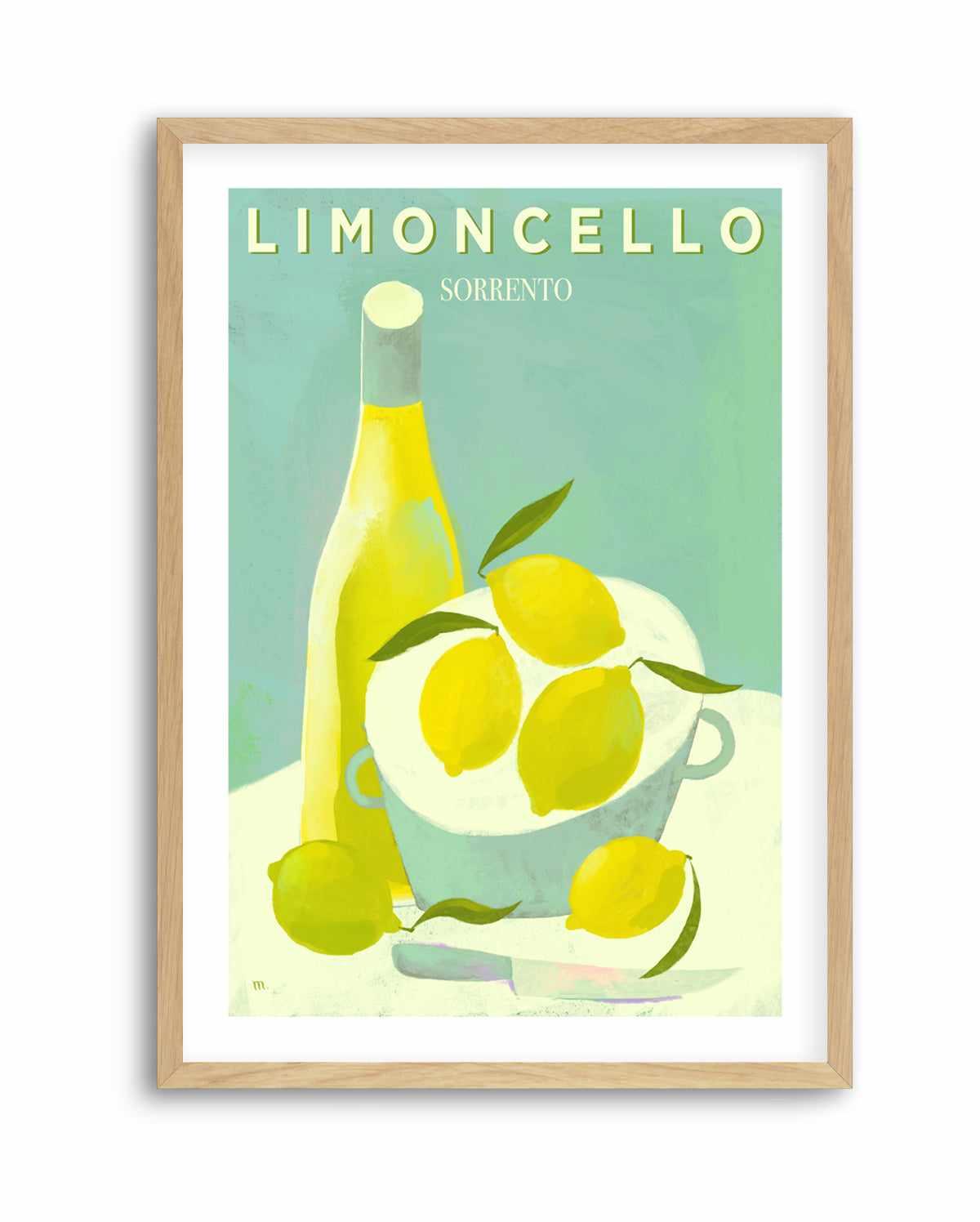 Limoncello Sorentto by Marco Marella | Art Print from Olive et Oriel where you can shop wallpaper and artworks online