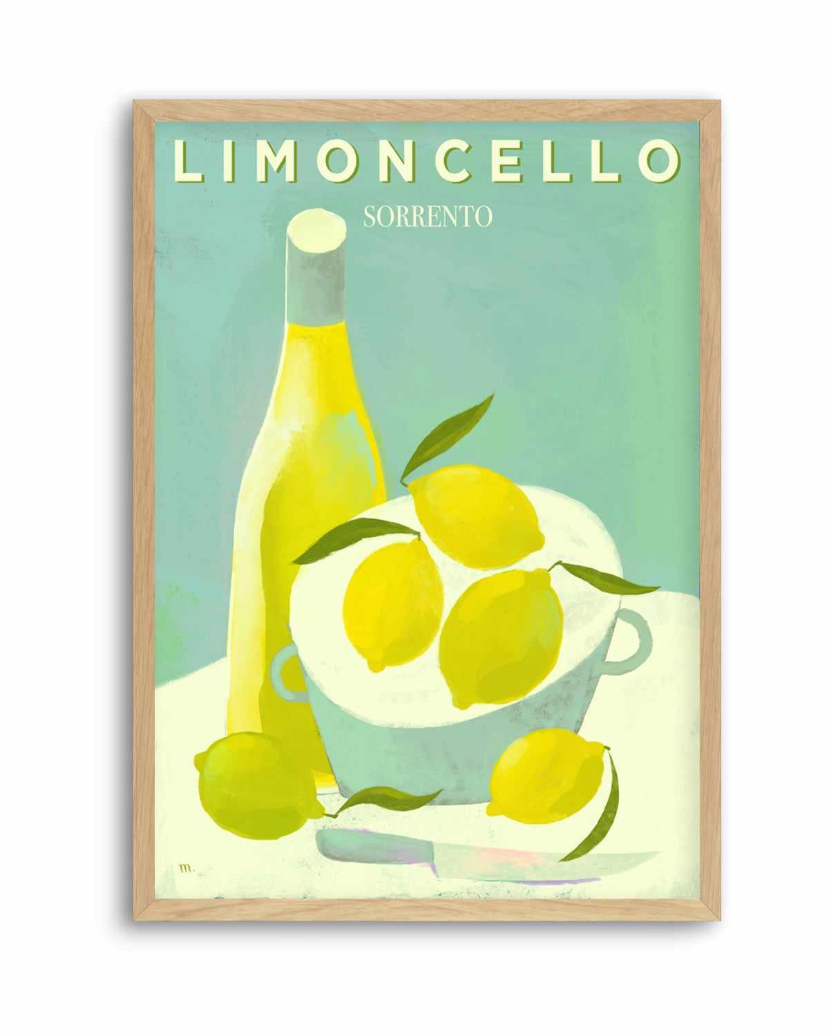 Limoncello Sorentto by Marco Marella | Art Print from Olive et Oriel where you can shop wallpaper and artworks online