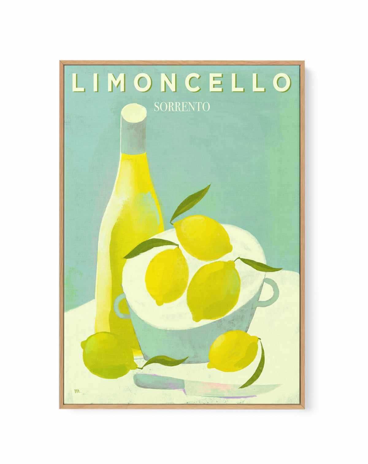 Limoncello Sorentto by Marco Marella | Framed Canvas Art Print from Olive et Oriel where you can shop wallpaper and artworks online