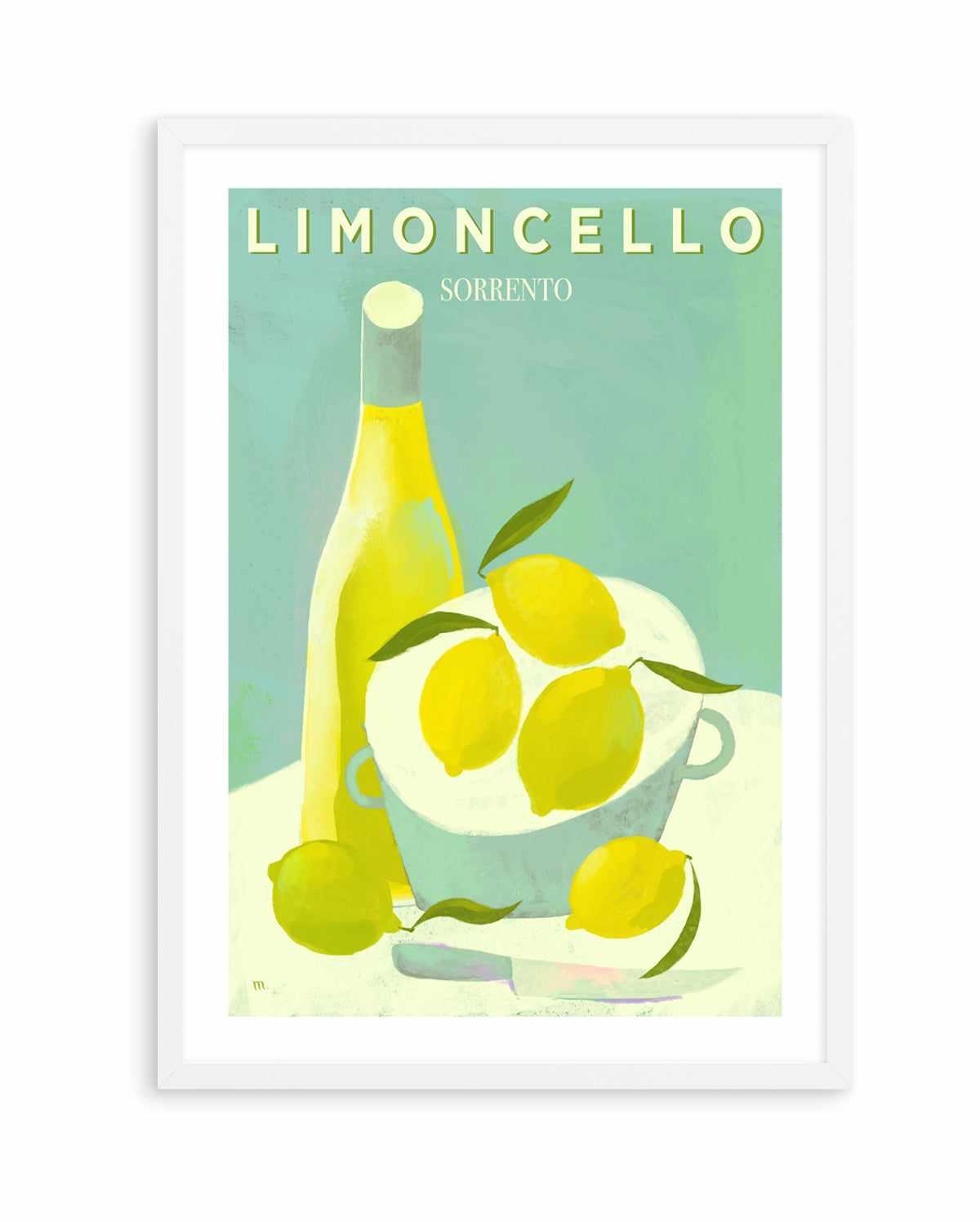 Limoncello Sorentto by Marco Marella | Art Print from Olive et Oriel where you can shop wallpaper and artworks online