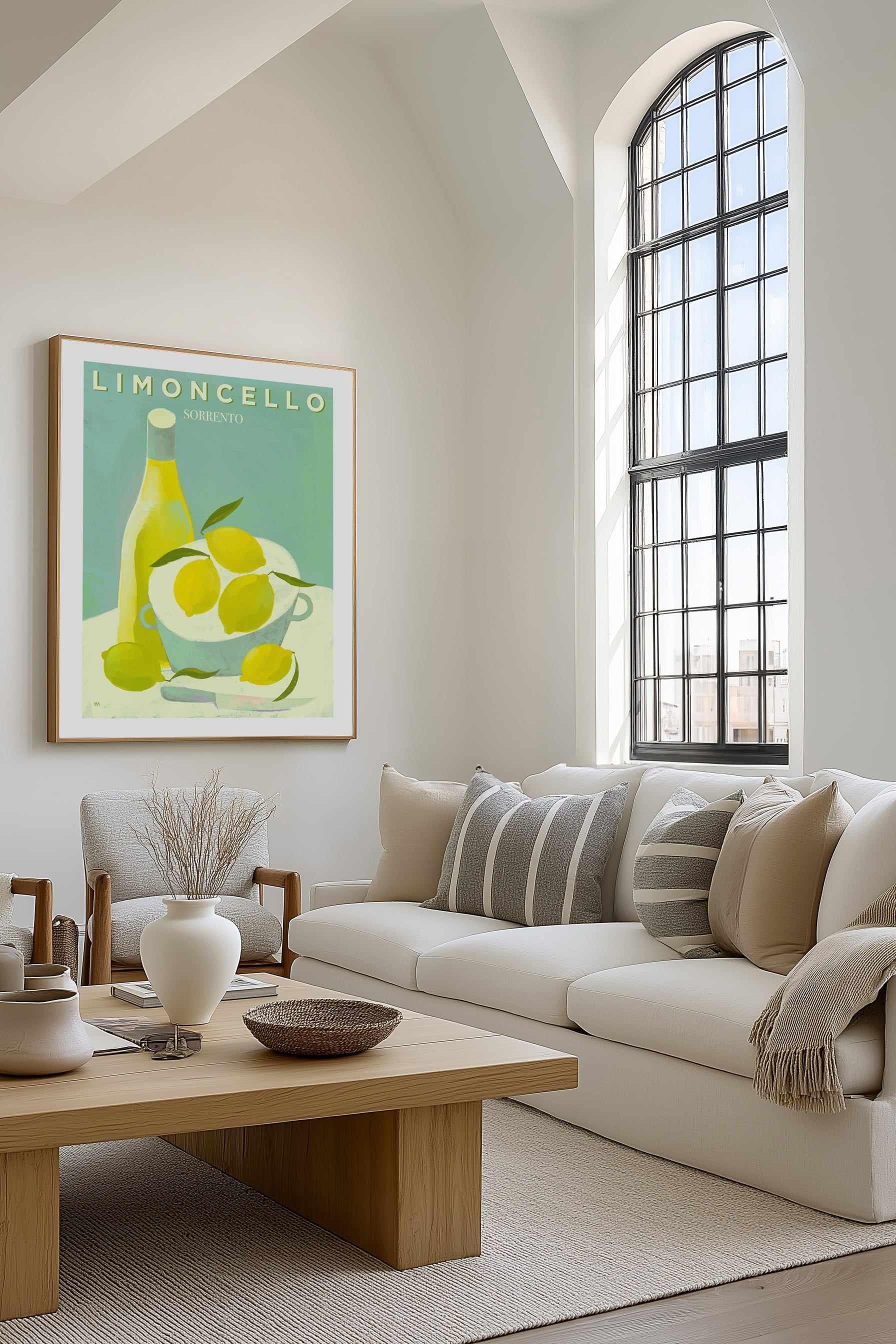 Limoncello Sorentto by Marco Marella | Art Print from Olive et Oriel where you can shop wallpaper and artworks online