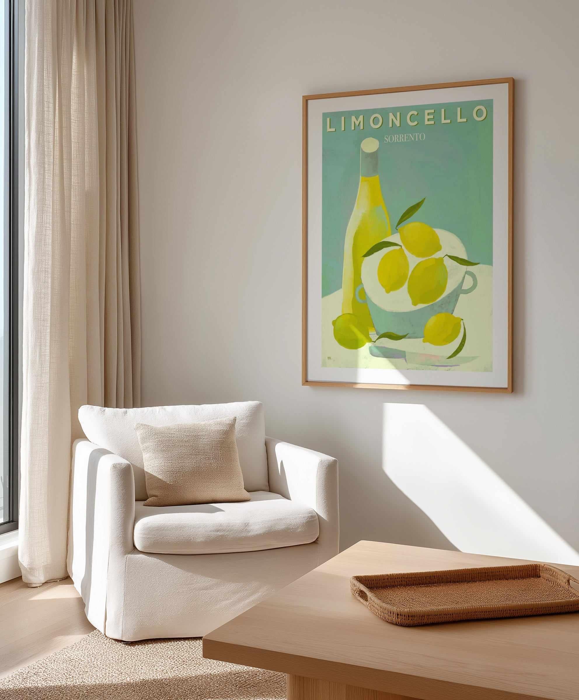 Limoncello Sorentto by Marco Marella | Art Print from Olive et Oriel where you can shop wallpaper and artworks online