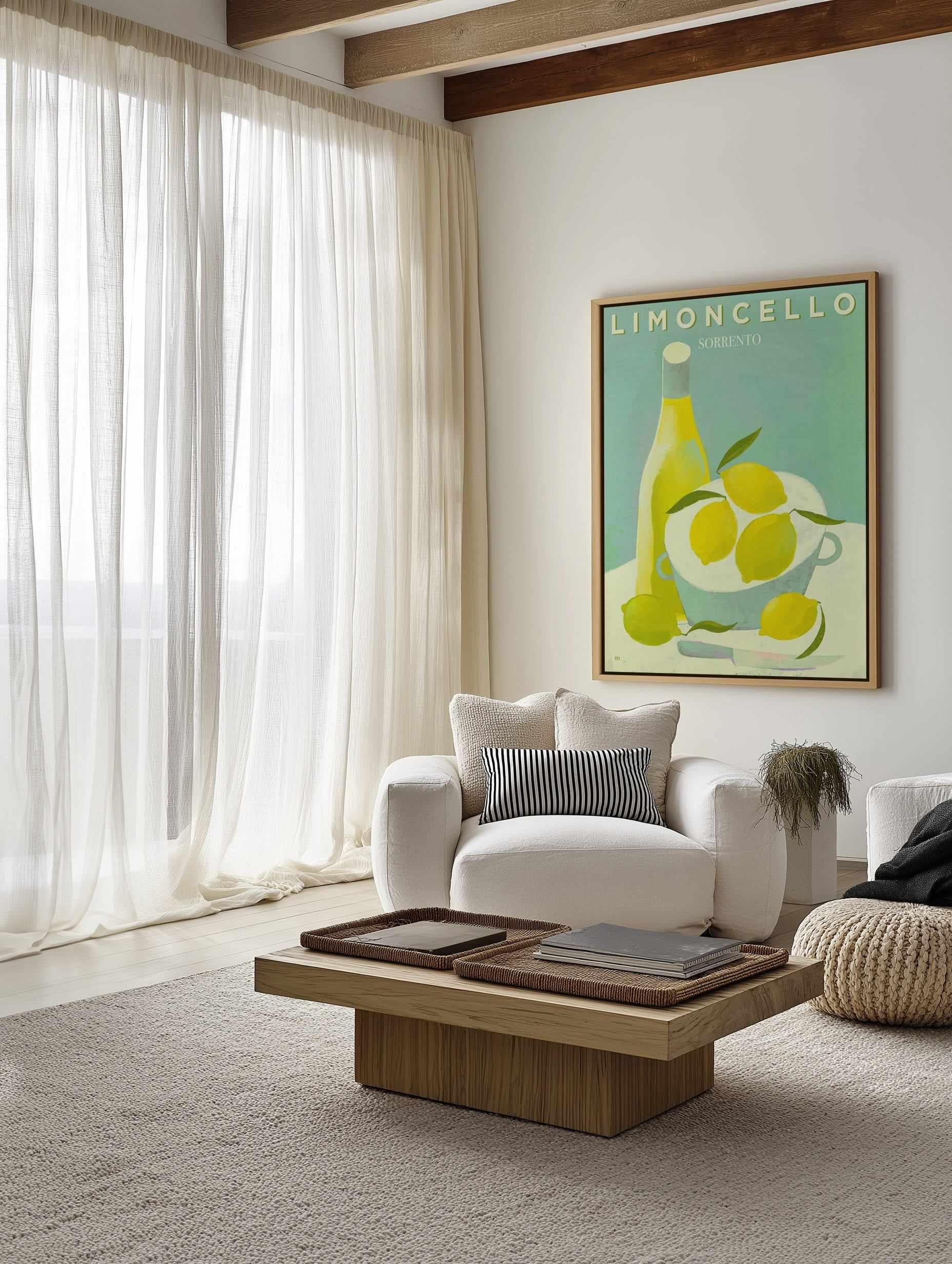 Limoncello Sorentto by Marco Marella | Framed Canvas Art Print from Olive et Oriel where you can shop wallpaper and artworks online