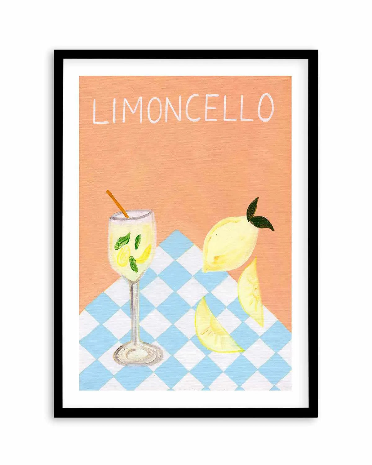 Limoncello by Britney Turner Art Print from Olive et Oriel where you can shop wallpaper and artworks online