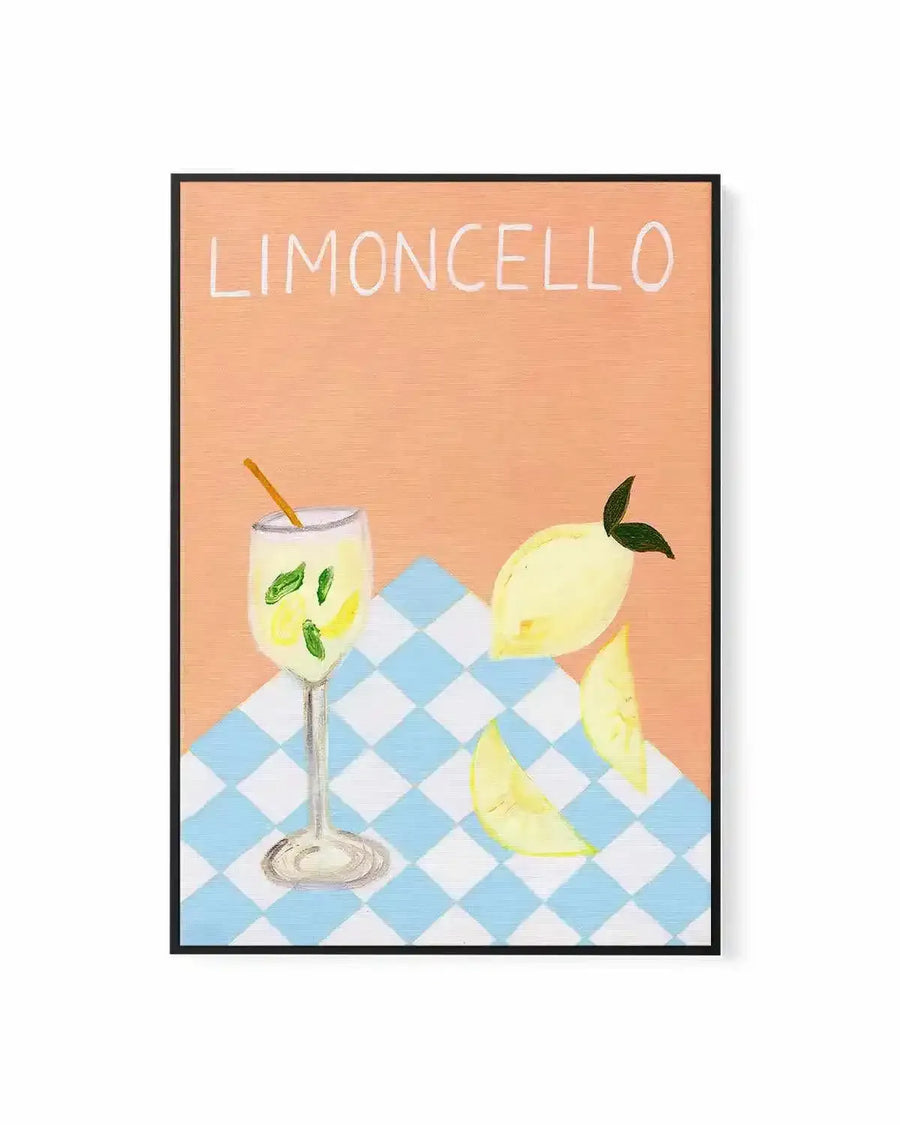 Limoncello by Britney Turner | Framed Canvas Art Print from Olive et Oriel where you can shop wallpaper and artworks online