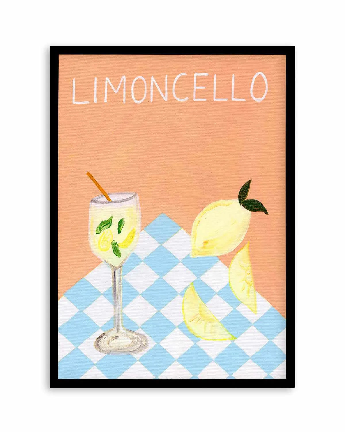 Limoncello by Britney Turner Art Print from Olive et Oriel where you can shop wallpaper and artworks online