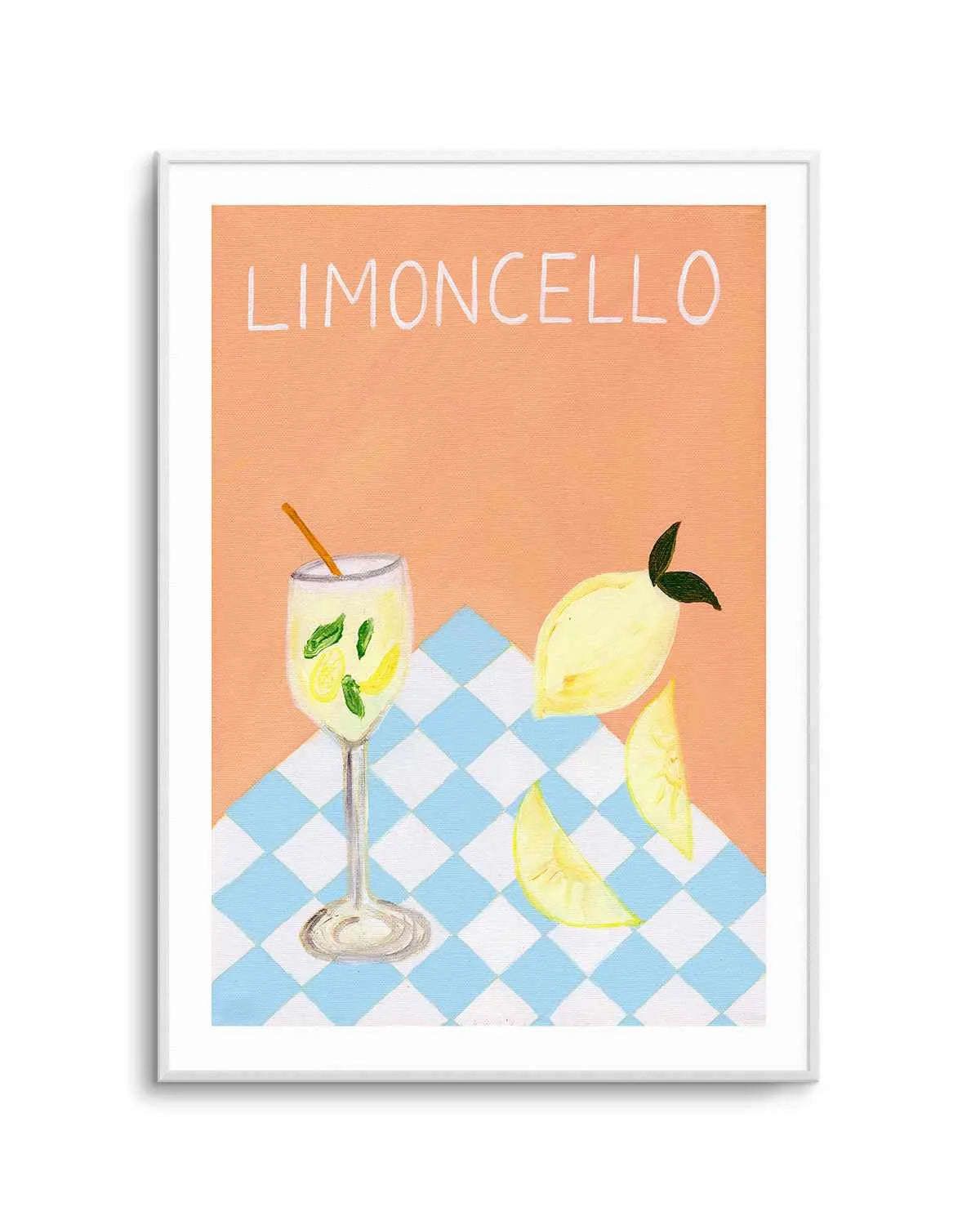 Limoncello by Britney Turner Art Print from Olive et Oriel where you can shop wallpaper and artworks online