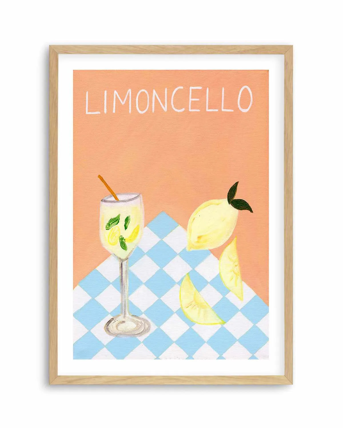 Limoncello by Britney Turner Art Print from Olive et Oriel where you can shop wallpaper and artworks online