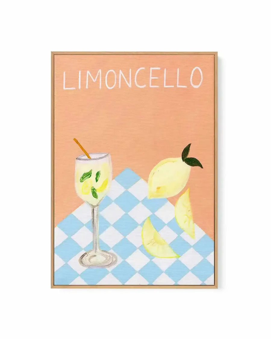 Limoncello by Britney Turner | Framed Canvas Art Print from Olive et Oriel where you can shop wallpaper and artworks online