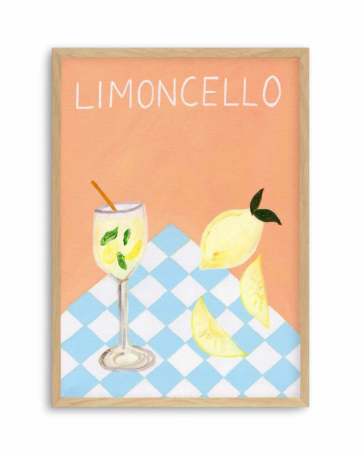Limoncello by Britney Turner Art Print from Olive et Oriel where you can shop wallpaper and artworks online