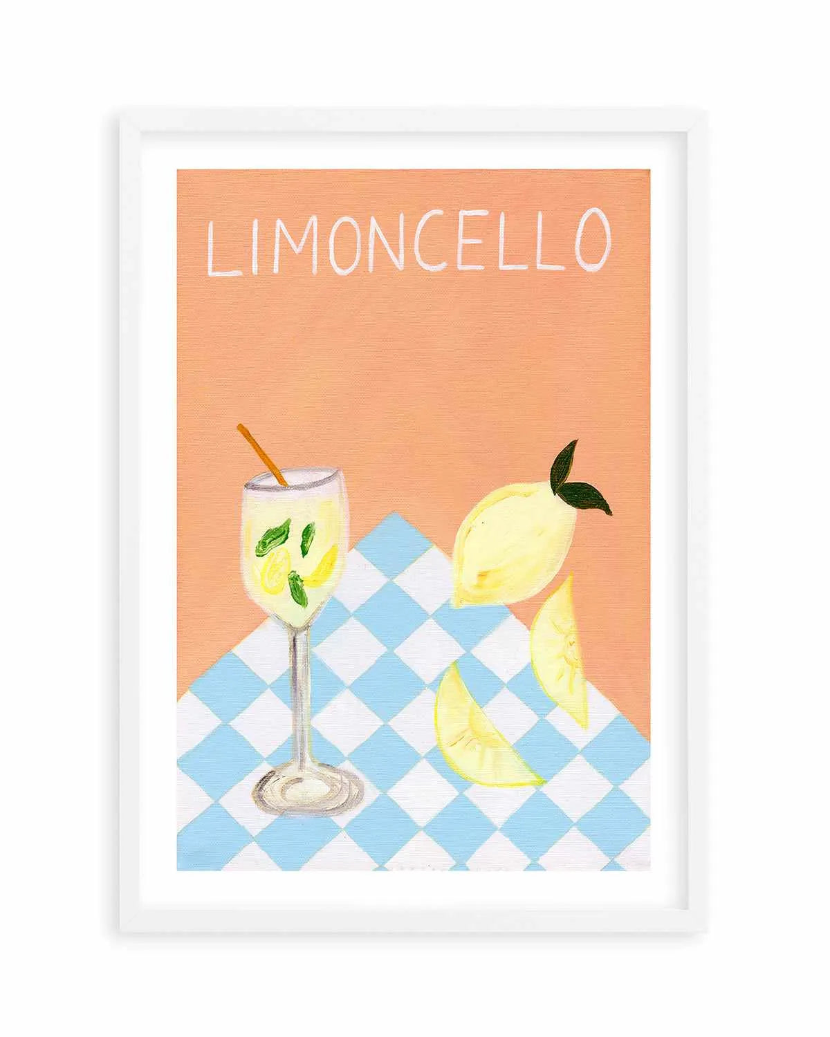 Limoncello by Britney Turner Art Print from Olive et Oriel where you can shop wallpaper and artworks online