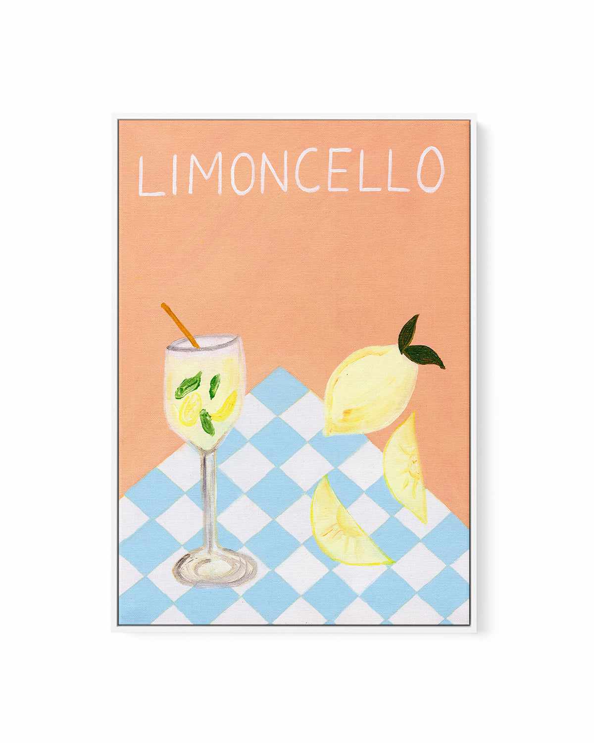 Limoncello by Britney Turner | Framed Canvas Art Print