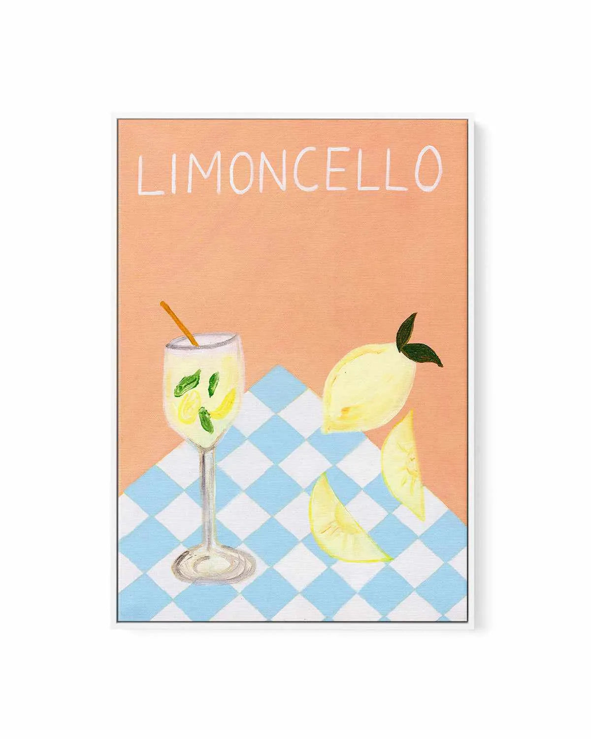 Limoncello by Britney Turner | Framed Canvas Art Print from Olive et Oriel where you can shop wallpaper and artworks online