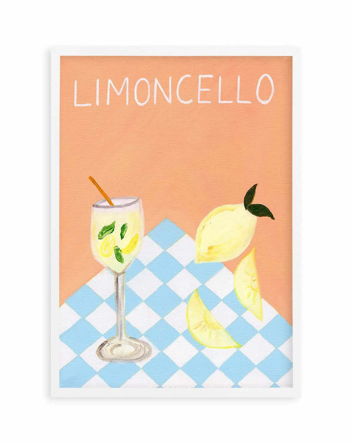 Limoncello by Britney Turner Art Print from Olive et Oriel where you can shop wallpaper and artworks online