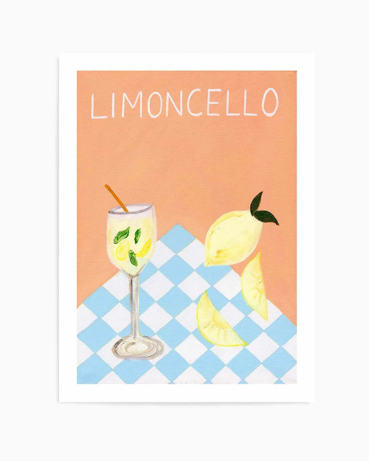 Limoncello by Britney Turner Art Print from Olive et Oriel where you can shop wallpaper and artworks online